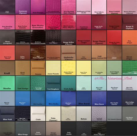 hermes colorr|hermès color chart 2022.